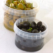 Lade das Bild in den Galerie-Viewer, Starpak 40 Feinkostbecher, PP 480 ml Ø 11,8 cm · 7 cm transparent mit Originalitätsverschluss | Schrumpffolie (40 Stück)