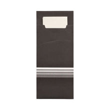 Lade das Bild in den Galerie-Viewer, PAPSTAR 520 Bestecktaschen 20 cm x 8,5 cm 33 x 33 cm 2-lag. mit passender Serviette