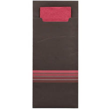 Lade das Bild in den Galerie-Viewer, PAPSTAR 520 Bestecktaschen 20 cm x 8,5 cm 33 x 33 cm 2-lag. mit passender Serviette