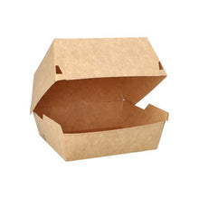 Lade das Bild in den Galerie-Viewer, PAPSTAR 80 Burgerboxen, Pappe braun "100% Fair"