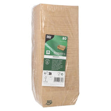 Lade das Bild in den Galerie-Viewer, PAPSTAR 80 Snacktrays, Pappe "pure" braun "100% Fair"