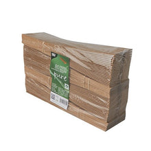 Lade das Bild in den Galerie-Viewer, PAPSTAR 80 Snacktrays, Pappe "pure" braun "100% Fair"