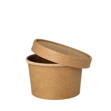 Lade das Bild in den Galerie-Viewer, PAPSTAR Suppenbecher rund, 230 ml, braun, ideal für Suppen und Snacks | Folie (25 Stück)