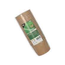 Lade das Bild in den Galerie-Viewer, PAPSTAR Suppenbecher rund, 9,8 cm braun, ideal für Suppen und Snacks | Folie (25 Stück)