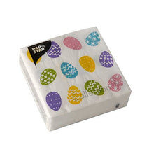 Lade das Bild in den Galerie-Viewer, PAPSTAR Servietten 1/4-Falz, 25x25 cm, "Coloured Eggs", bunt | Folie (50 Stück)