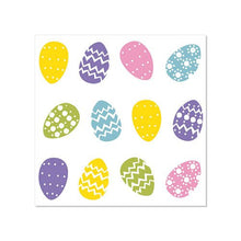Lade das Bild in den Galerie-Viewer, PAPSTAR Servietten 1/4-Falz, 25x25 cm, "Coloured Eggs", bunt | Folie (50 Stück)