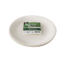 Lade das Bild in den Galerie-Viewer, PAPSTAR 12 Teller, Pappe "pure" rund, weiss