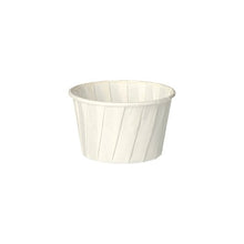 Lade das Bild in den Galerie-Viewer, PAPSTAR Dressingbecher rund, 6,6 cm, weiß, Papier "pure" | Folie (100 Stück)