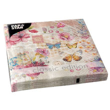 Lade das Bild in den Galerie-Viewer, PAPSTAR 20 Servietten, 33 cm x 33 cm 3-lagig 1/4-Falz Design Set 2