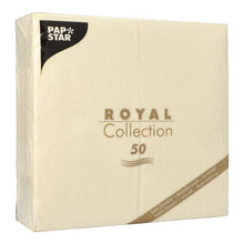 Lade das Bild in den Galerie-Viewer, PAPSTAR 50 Servietten "ROYAL Collection" 1/8-Falz 40 x 40 cm