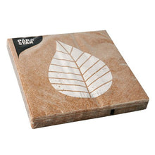 Lade das Bild in den Galerie-Viewer, PAPSTAR 20 Servietten, 33 cm x 33 cm 3-lagig 1/4-Falz natur