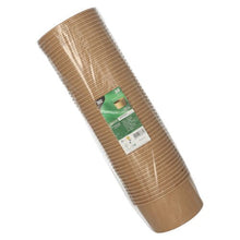 Lade das Bild in den Galerie-Viewer, PAPSTAR 50 Salatschalen, Pappe mit PLA-Beschichtung rund braun