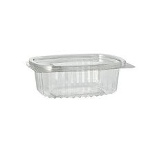 Lade das Bild in den Galerie-Viewer, Starpak 50 Feinkost- und Salatschalen mit Klappdeckel, R-PET glasklar oval