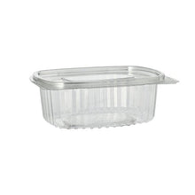 Lade das Bild in den Galerie-Viewer, Starpak 50 Feinkost- und Salatschalen mit Klappdeckel, R-PET glasklar oval