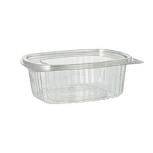 Lade das Bild in den Galerie-Viewer, Starpak 50 Feinkost- und Salatschalen mit Klappdeckel, R-PET glasklar oval