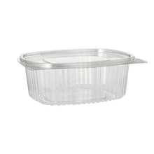 Lade das Bild in den Galerie-Viewer, Starpak 50 Feinkost- und Salatschalen mit Klappdeckel, R-PET glasklar oval