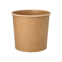 Lade das Bild in den Galerie-Viewer, PAPSTAR Suppenbecher aus Pappe, braun, Ø 11,5 cm, 11 cm hoch | Folie (25 Stück)
