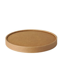 Lade das Bild in den Galerie-Viewer, PAPSTAR Deckel für Salatschalen, rund 15 cm, braun, "pure" | Folie (50 Stück)