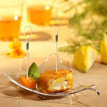 Lade das Bild in den Galerie-Viewer, PAPSTAR Fingerfood Picker 10 cm "Loop", ideal für Snacks und Fingerfood | Beutel (40 Stück)