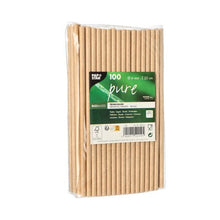Lade das Bild in den Galerie-Viewer, PAPSTAR 100 Trinkhalme, Papier "pure" Ø 6 mm · 20 cm