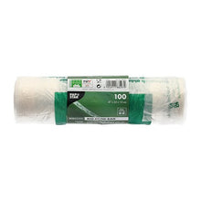 Lade das Bild in den Galerie-Viewer, PAPSTAR 100 Hemdchen-Tragetaschen, Bio-Folie transparent Knotenbeutel auf Rolle