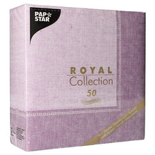 Lade das Bild in den Galerie-Viewer, PAPSTAR 50 Servietten "ROYAL Collection" 1/4-Falz 40 x 40 cm fuchsia