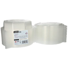 Lade das Bild in den Galerie-Viewer, Starpak 25 Menüboxen mit Klappdeckeln, PP transparent 8-eckig - 5,9 cm x 21,5 cm x 21,5 cm
