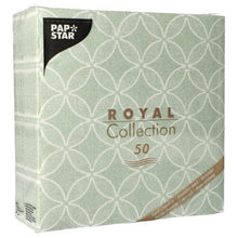 Lade das Bild in den Galerie-Viewer, PAPSTAR 50 Servietten "ROYAL Collection" 1/4-Falz 40 x 40 cm grün