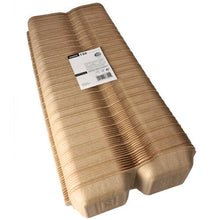 Lade das Bild in den Galerie-Viewer, Starpak 125 Hamburger-Boxen groß mit Klappdeckel, XPP 7 cm x 15 cm x 15 cm beige | Folie (125 Stück)