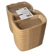 Lade das Bild in den Galerie-Viewer, Starpak 50 Menüboxen mit Klappdeckel, XPP 7 cm x 20,5 cm x 24 cm beige