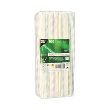 Lade das Bild in den Galerie-Viewer, PAPSTAR 100 Trinkhalme, flexibel, Papier Ø 6 mm · 20 cm, einzeln gehüllt