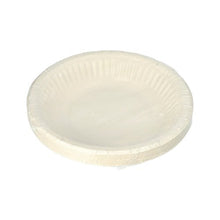 Lade das Bild in den Galerie-Viewer, PAPSTAR Schalen rund, 19 cm, 3 cm hoch, weiß, ideal für Feste | Schrumpffolie (12 Stück)