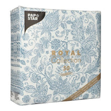 Lade das Bild in den Galerie-Viewer, PAPSTAR 50 Servietten "ROYAL Collection" 1/4-Falz 40 x 40 cm blau