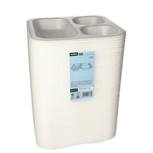 Lade das Bild in den Galerie-Viewer, Starpak 50 Siegelschalen, XPS 4,2 cm x 24,5 cm x 26,5 cm weiss laminiert