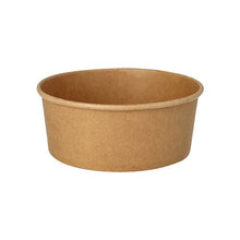 Lade das Bild in den Galerie-Viewer, Starpak 50 Salatschalen, Pappe mit PE-Beschichtung rund braun