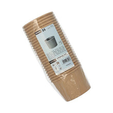 Lade das Bild in den Galerie-Viewer, Starpak 25 Suppenbecher, Pappe rund 350 ml Ø 9,8 cm · 7 cm braun | Packung (25 Stück)
