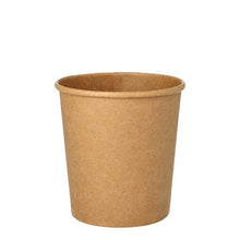 Lade das Bild in den Galerie-Viewer, Starpak 25 Suppenbecher, Pappe rund 470 ml Ø 9,8 cm · 10 cm braun | Folie (25 Stück)