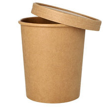 Lade das Bild in den Galerie-Viewer, Starpak 25 Suppenbecher, Pappe rund Ø 11,5 cm braun