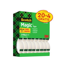 Lade das Bild in den Galerie-Viewer, Scotch® Magic™ Unsichtbares Klebeband, Vorteilspack, 19 mm x 33 m | Packung (24 Rollen)