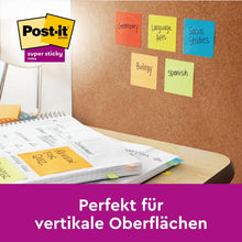 Lade das Bild in den Galerie-Viewer, Post-it® Super Sticky Notes, 76 mm x 127 mm, 90 Blatt/Block, 100% PEFC