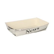 Lade das Bild in den Galerie-Viewer, PAPSTAR 50 Pommes-Frites-Trays weiss "Newsprint"