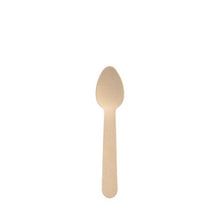 Lade das Bild in den Galerie-Viewer, PAPSTAR Kaffeelöffel aus Holz "pure", 11 cm, gewachst | Faltschachtel (100 Stück)