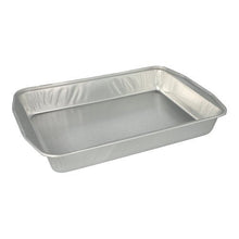 Lade das Bild in den Galerie-Viewer, Starpak 5 Bratschalen, Alu eckig 3,15 l 5 cm x 25 cm x 36,6 cm silber | Schrumpffolie (5 Stück)