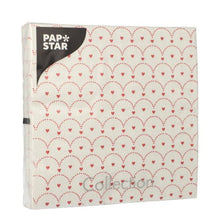 Lade das Bild in den Galerie-Viewer, PAPSTAR 20 Servietten, 33 cm x 33 cm 3-lagig 1/4-Falz Design Set 4