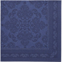 Lade das Bild in den Galerie-Viewer, PAPSTAR 50 Servietten "ROYAL Collection" 1/4-Falz 40 x 40 cm dunkelblau