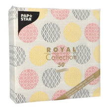 Lade das Bild in den Galerie-Viewer, PAPSTAR 50 Servietten "ROYAL Collection" 1/4-Falz 40 x 40 cm gelb