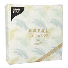 Lade das Bild in den Galerie-Viewer, PAPSTAR 50 Servietten "ROYAL Collection" 1/4-Falz 40 x 40 cm blau