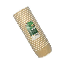 Lade das Bild in den Galerie-Viewer, PAPSTAR Suppenbecher rund, braun/weiß, Ripple Wall, 720 ml | Folie (25 Stück)