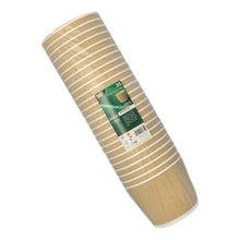 Lade das Bild in den Galerie-Viewer, PAPSTAR Suppenbecher rund, braun/weiß, Ripple Wall, 13,5 cm | Folie (25 Stück)