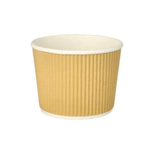 Lade das Bild in den Galerie-Viewer, PAPSTAR Suppenbecher rund, 11 cm, braun/weiß, Ripple Wall | Folie (25 Stück)